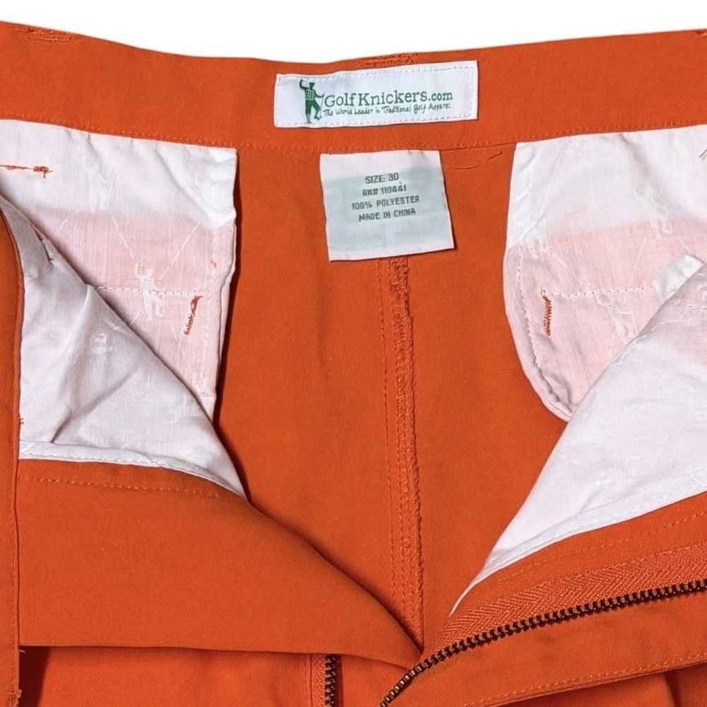 GolfKnickers.com Mens Pants 30 Classic Golf Polyester Retro Golfing Ball Marker - Picture 4 of 13